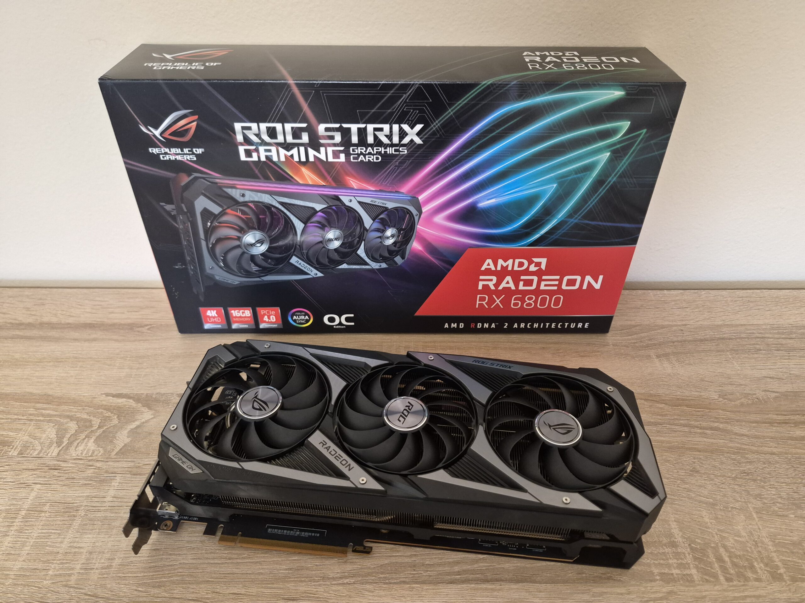 [Predané] ASUS ROG STRIX Radeon RX 6800 O16G GAMING